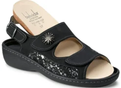 ELENA EDEN, bequeme Damen-Sandalen, Weite H, mit herausnehmbarem Fußbett