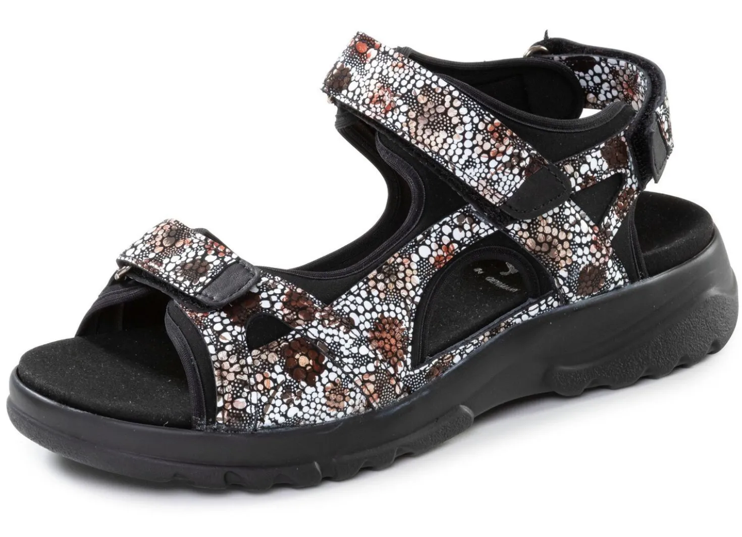ELENA EDEN, bequeme Damen-Sandalen, Weite H, mit herausnehmbarem Fußbett