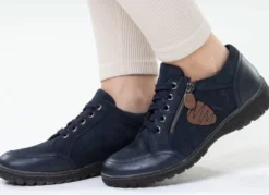 ELENA EDEN, bequeme Damen-Schnürschuhe, Weite G, mit herausnehmbarem Fußbett