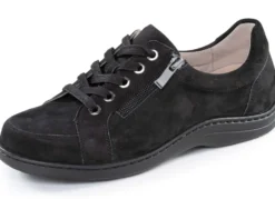 ELENA EDEN, bequeme Damen-Schnürschuhe, Weite H, mit herausnehmbarem Fußbett