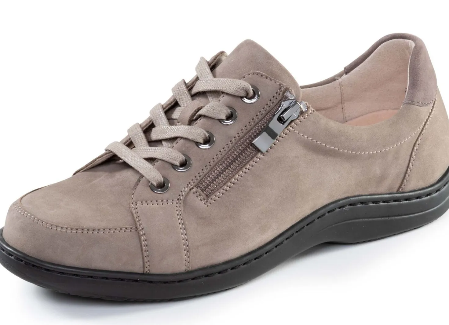 ELENA EDEN, bequeme Damen-Schnürschuhe, Weite H, mit herausnehmbarem Fußbett