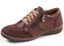 ELENA EDEN, bequeme Damen-Schnürschuhe, Weite G, mit herausnehmbarem Fußbett