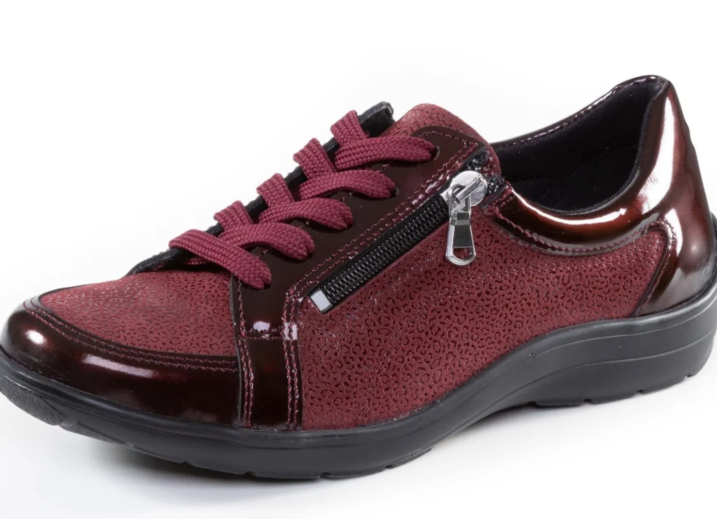 ELENA EDEN, bequeme Damen-Schnürschuhe, Weite H, mit herausnehmbarem Fußbett