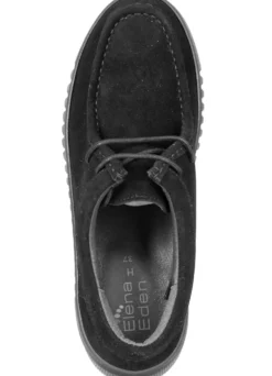 ELENA EDEN, bequeme Damen-Schnürschuhe, Weite H, mit herausnehmbarem Fußbett
