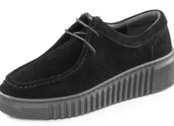 ELENA EDEN, bequeme Damen-Schnürschuhe, Weite H, mit herausnehmbarem Fußbett
