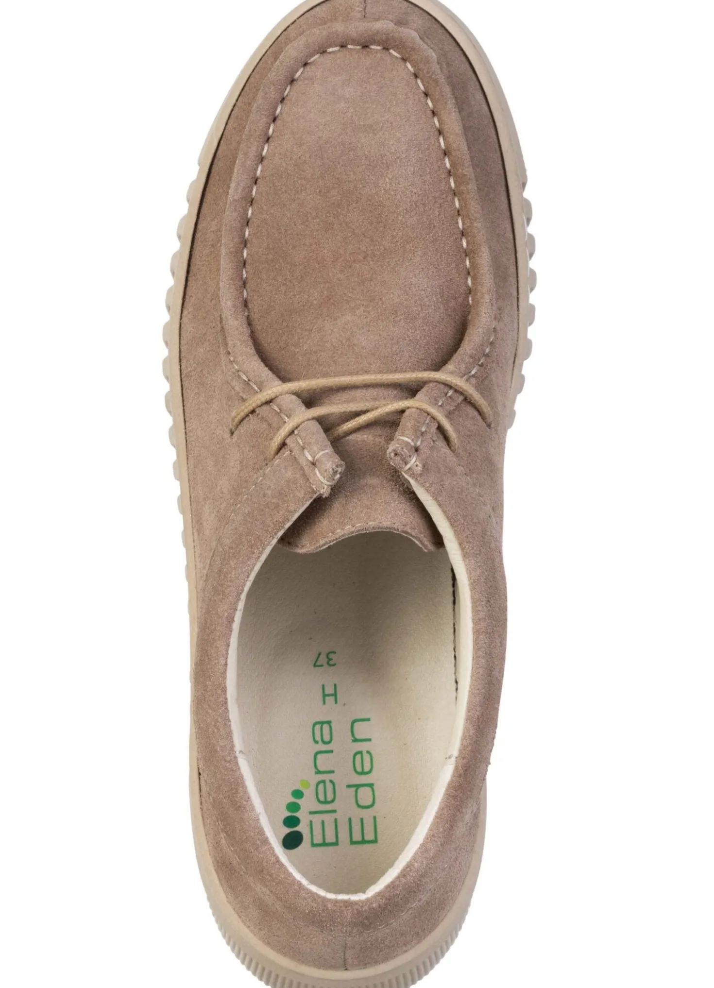 ELENA EDEN, bequeme Damen-Schnürschuhe, Weite H, mit herausnehmbarem Fußbett