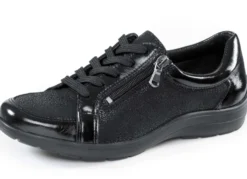 ELENA EDEN, bequeme Damen-Schnürschuhe, Weite H, mit herausnehmbarem Fußbett