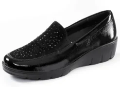 ELENA EDEN, bequeme Damen-Slipper, Weite H, mit herausnehmbarem Fußbett