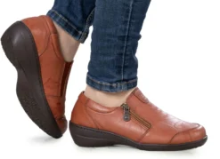 ELENA EDEN, bequeme Damen-Slipper, Weite H, mit herausnehmbarem Fußbett