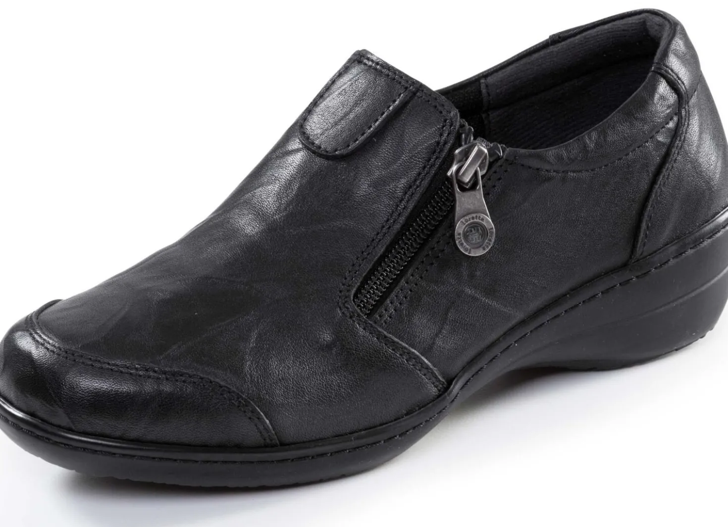 ELENA EDEN, bequeme Damen-Slipper, Weite H, mit herausnehmbarem Fußbett