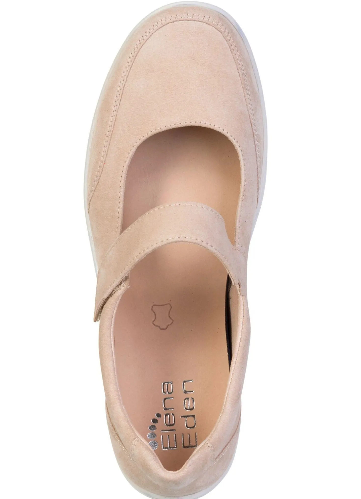 ELENA EDEN, bequeme Damen-Slipper, Weite H, mit herausnehmbarem Fußbett