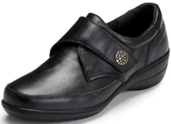 ELENA EDEN, bequeme Damen-Slipper, Weite H, mit herausnehmbarem Fußbett