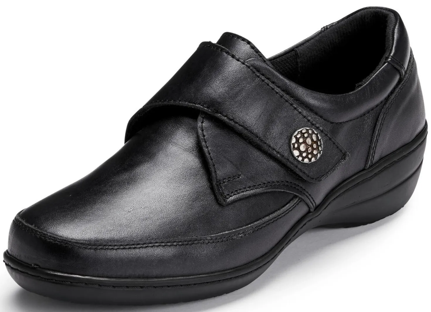 ELENA EDEN, bequeme Damen-Slipper, Weite H, mit herausnehmbarem Fußbett