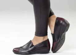 ELENA EDEN, bequeme Damen-Slipper, Weite H, mit herausnehmbarem Fußbett