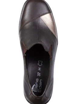 ELENA EDEN, bequeme Damen-Slipper, Weite H, mit herausnehmbarem Fußbett