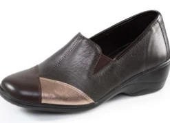 ELENA EDEN, bequeme Damen-Slipper, Weite H, mit herausnehmbarem Fußbett