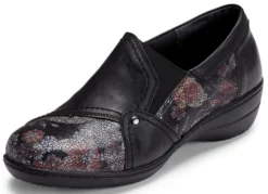 ELENA EDEN, bequeme Damen-Slipper, Weite H, mit herausnehmbarem Fußbett