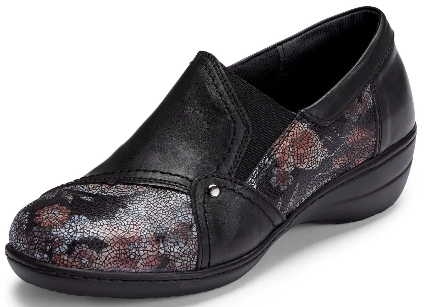 ELENA EDEN, bequeme Damen-Slipper, Weite H, mit herausnehmbarem Fußbett