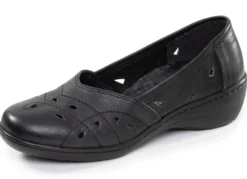 ELENA EDEN, bequeme Damen-Slipper, Weite H, mit herausnehmbarem Fußbett