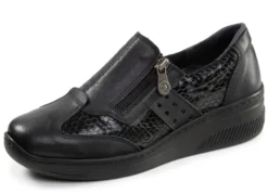 ELENA EDEN, bequeme Damen-Slipper, Weite H, mit herausnehmbarem Fußbett