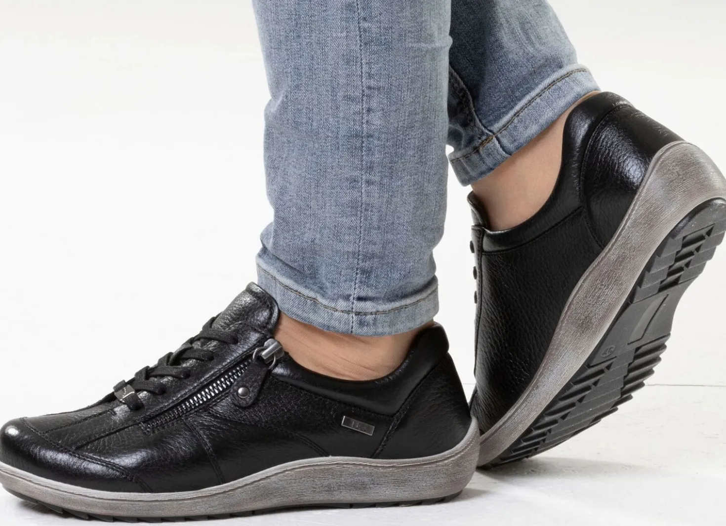 ELENA EDEN, bequeme Damen-Sneaker, Weite H, mit herausnehmbarem Fußbett