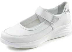 ELENA EDEN, bequeme Damen-Spangenschuhe, Weite H, mit herausnehmbarem Fußbett