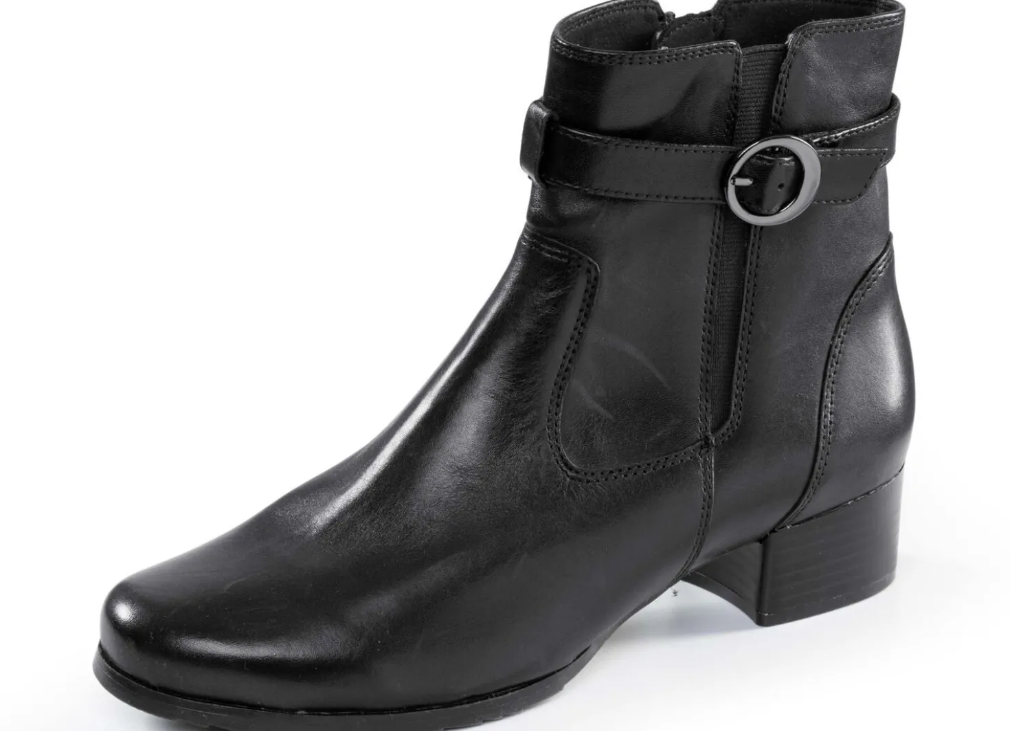 ELENA EDEN, elegante Damen-Stiefeletten, Winterschuhe, Weite H, mit herausnehmbarem Fußbett