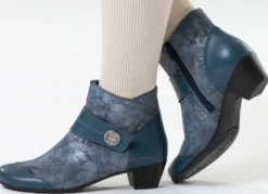 ELENA EDEN, elegante Damen-Stiefeletten, Weite G, mit herausnehmbarem Fußbett
