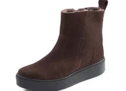 ELENA EDEN, gefütterte Damen-Boots, Winterschuhe, Weite H, mit Lammfell