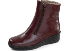 ELENA EDEN, gefütterte Damen-Stiefeletten, Winterschuhe, Weite H, mit Lammfell