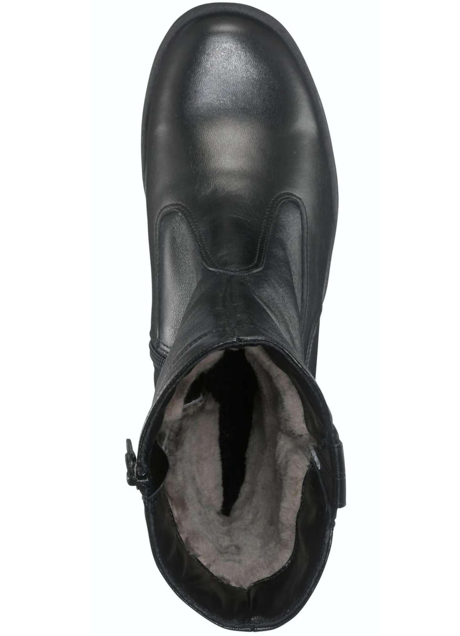 ELENA EDEN, gefütterte Damen-Stiefel, Winterschuhe, Weite H, mit Lammfell