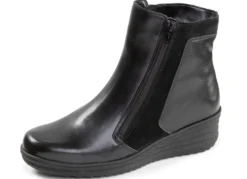 ELENA EDEN, gefütterte Damen-Stiefeletten, Winterschuhe, Weite H, mit Lammfell