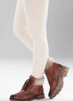 ELENA EDEN, gefütterte Damen-Stiefeletten, Winterschuhe, Weite G, mit herausnehmbarem Fußbett