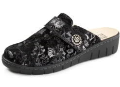 ELENA EDEN, klassiche Damen-Clogs, Weite H, mit herausnehmbarem Fußbett