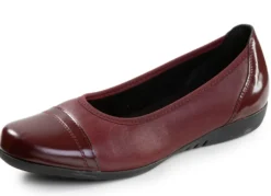 ELENA EDEN, klassische Damen-Ballerinas, Weite G, mit herausnehmbarem Fußbett