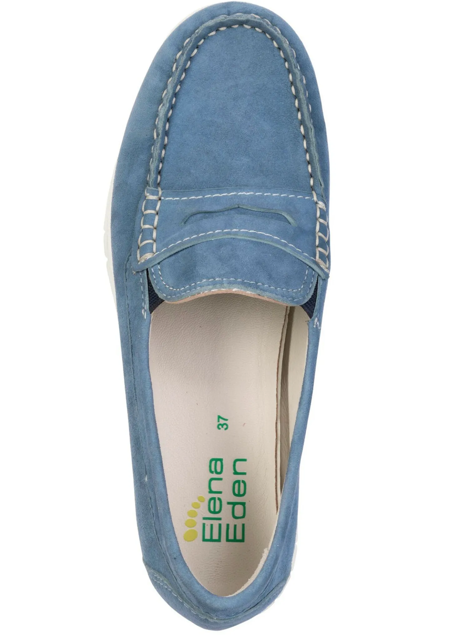 ELENA EDEN, klassische Damen-Slipper, Weite H, mit herausnehmbarem Fußbett