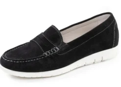 ELENA EDEN, klassische Damen-Slipper, Weite H, mit herausnehmbarem Fußbett