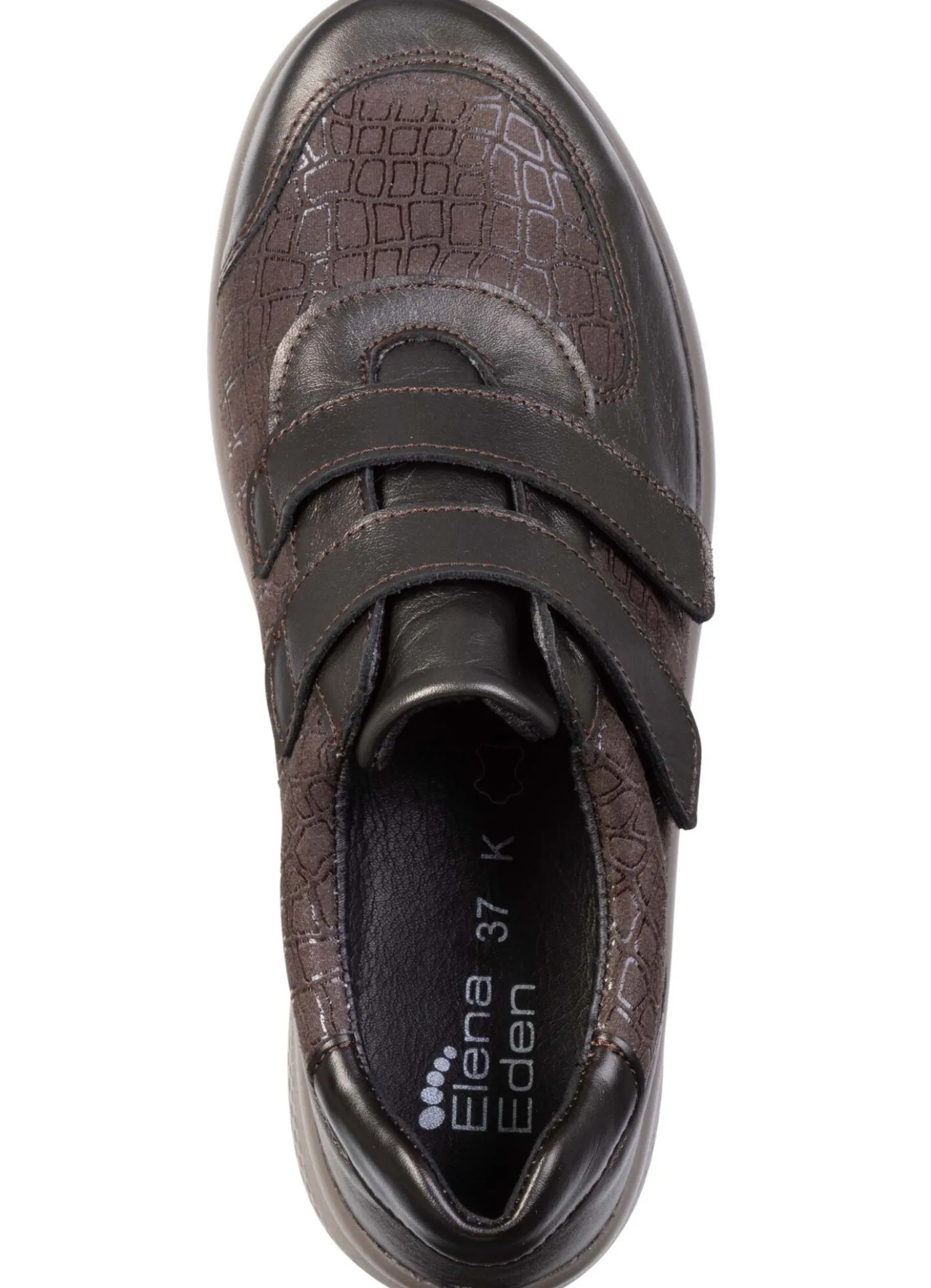 ELENA EDEN, klassische Damen-Slipper, Weite K, mit herausnehmbarem Fußbett