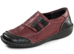 ELENA EDEN, klassische Damen-Slipper, Weite G, mit herausnehmbarem Fußbett
