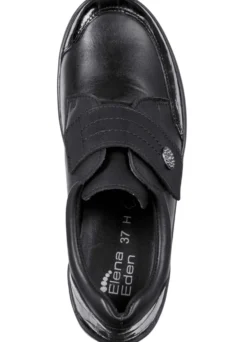 ELENA EDEN, komfortable Damen-Slipper, Weite H, mit Klettverschluss