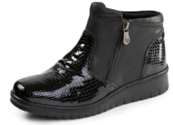 ELENA EDEN, komfortable Damen-Boots, Weite H, mit herausnehmbarem Fußbett