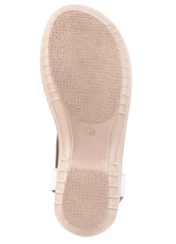 ELENA EDEN, leichte Damen-Sandalen, Weite H, mit Elastik-Bandage