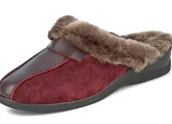 ELENA EDEN Pantoffel mit echtem Lammfellfutter