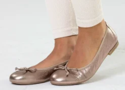 ELENA EDEN, schicke Damen-Ballerinas, Weite G, mit herausnehmbarem Fußbett