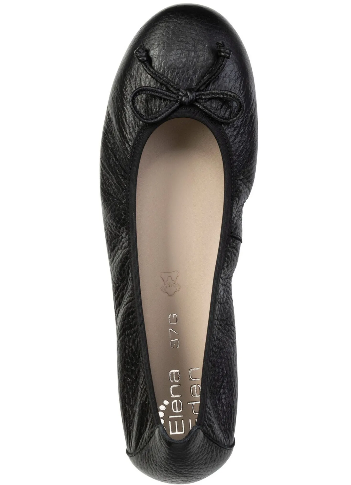 ELENA EDEN, schicke Damen-Ballerinas, Weite G, mit herausnehmbarem Fußbett