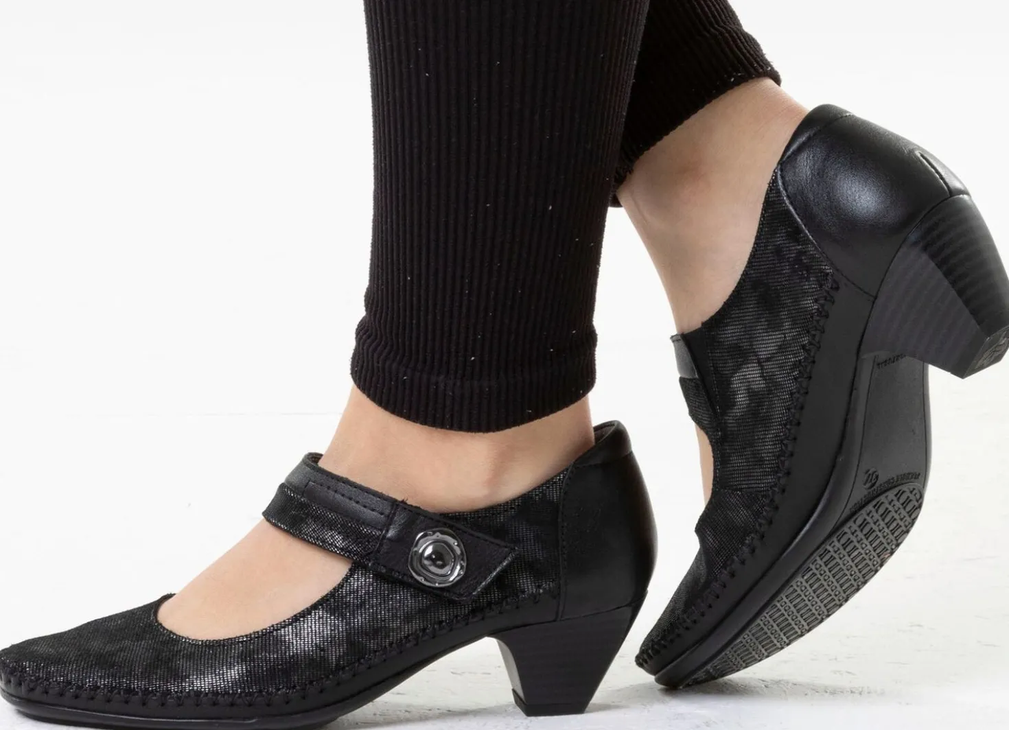 ELENA EDEN, schicke Damen-Pumps, Weite G, mit herausnehmbarem Fußbett