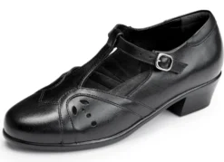 ELENA EDEN, schicke Damen-Pumps, Weite H, aus Leder
