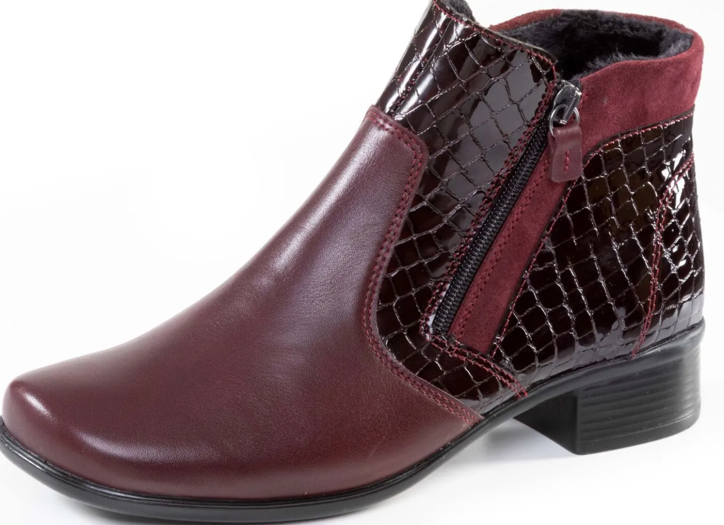 ELENA EDEN, schicke Damen-Stiefeletten, Winterschuhe, Weite G, mit herausnehmbarem Fußbett