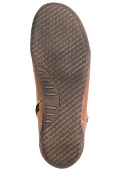 ELENA EDEN Schnür-Bootie mit gepolstertem Textil-Schaftrand