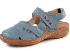 ELENA EDEN Slipper aus Nappaleder mit Knitter-Struktur